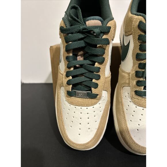 Nike Air Force 1 \'07 LV8 SZ Mens 8 Sneakers Shoes Hemp/Phantom/Fur FQ8714-203